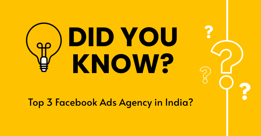 top 3 facebook ads agency in india